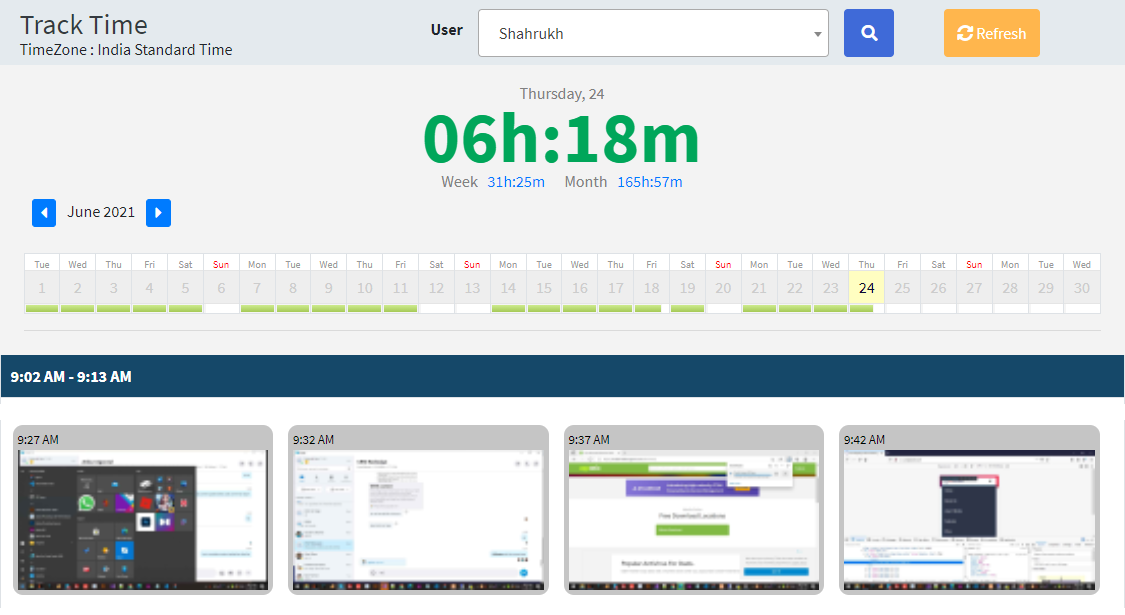 Full details on the timeline